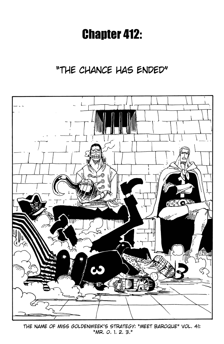 One Piece, Chapter 412 image 01